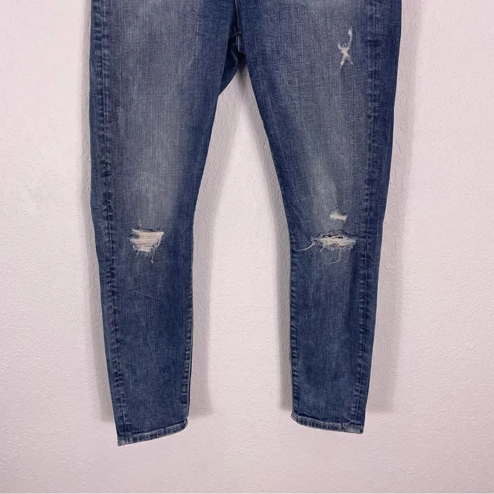 Silver Mazy Ankle Skinny Jeans‎ Size 28